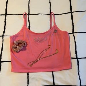SHEIN heart-winged and top